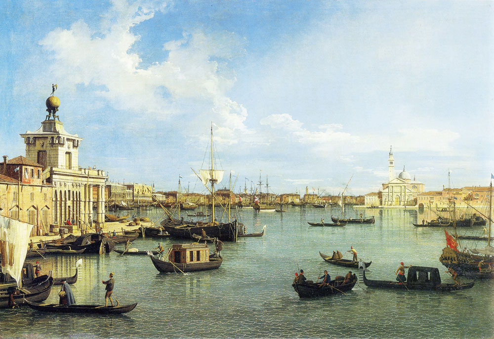 Canaletto - Venice: the Bacino di San Marco from the Canale della Giudecca