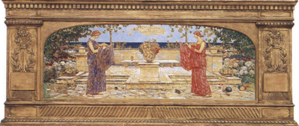 Childe Hassam - Greek Altar to Autumn