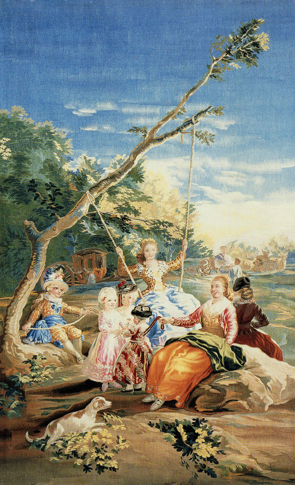 Cornelius Vandergoten after Francisco Goya - The Swing