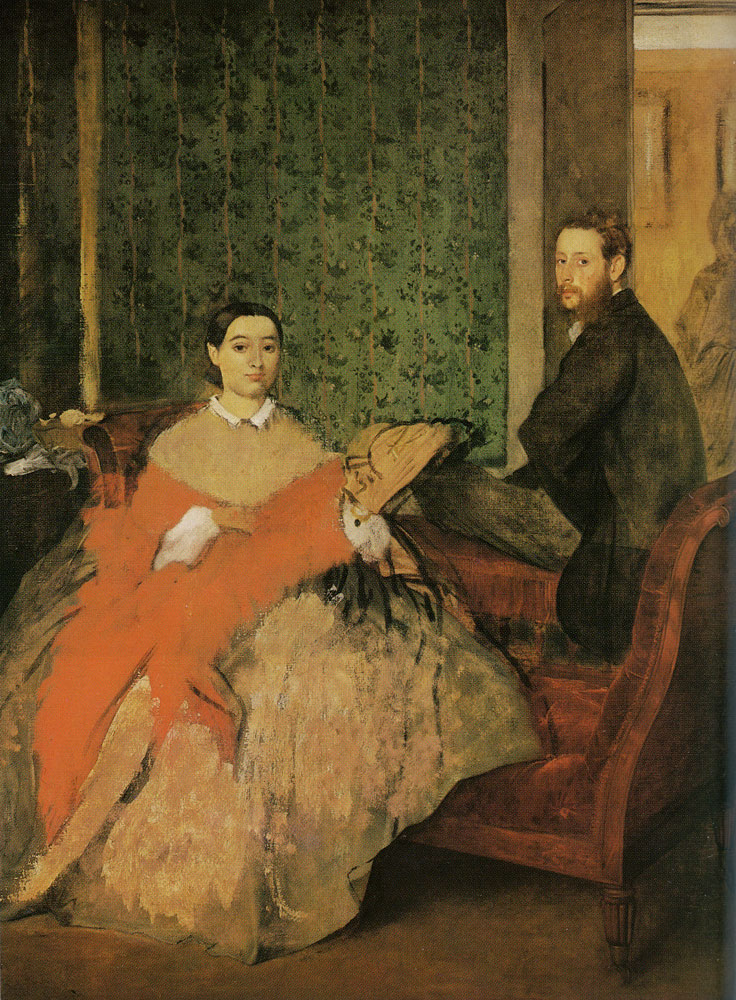Edgar Degas - Edmondo and Thérèse Morbilli