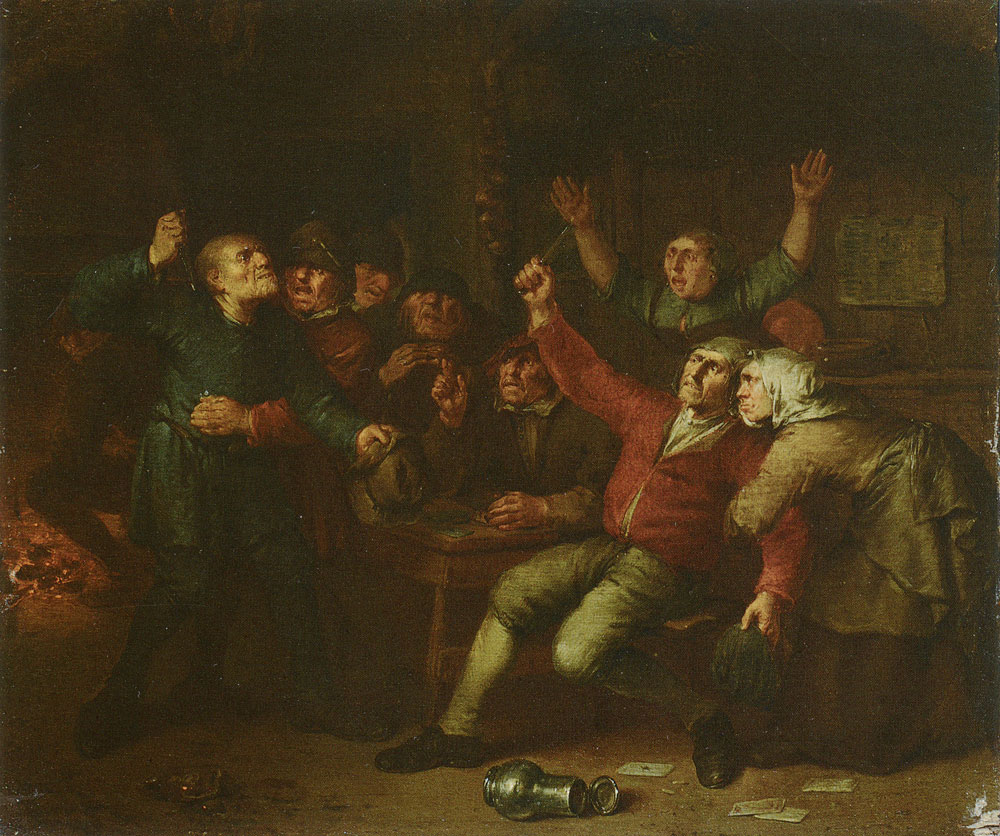 Egbert van Heemskerck - Brawling in an Inn