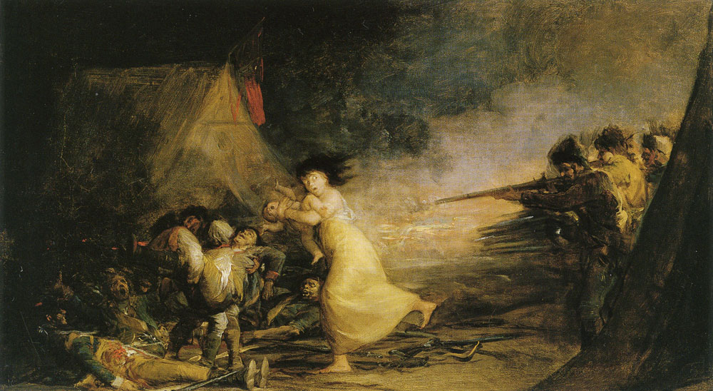 Francisco Goya - Shooting in a Military Camp