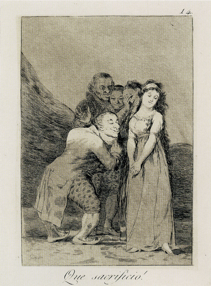 Francisco Goya - What a Sacrifice!