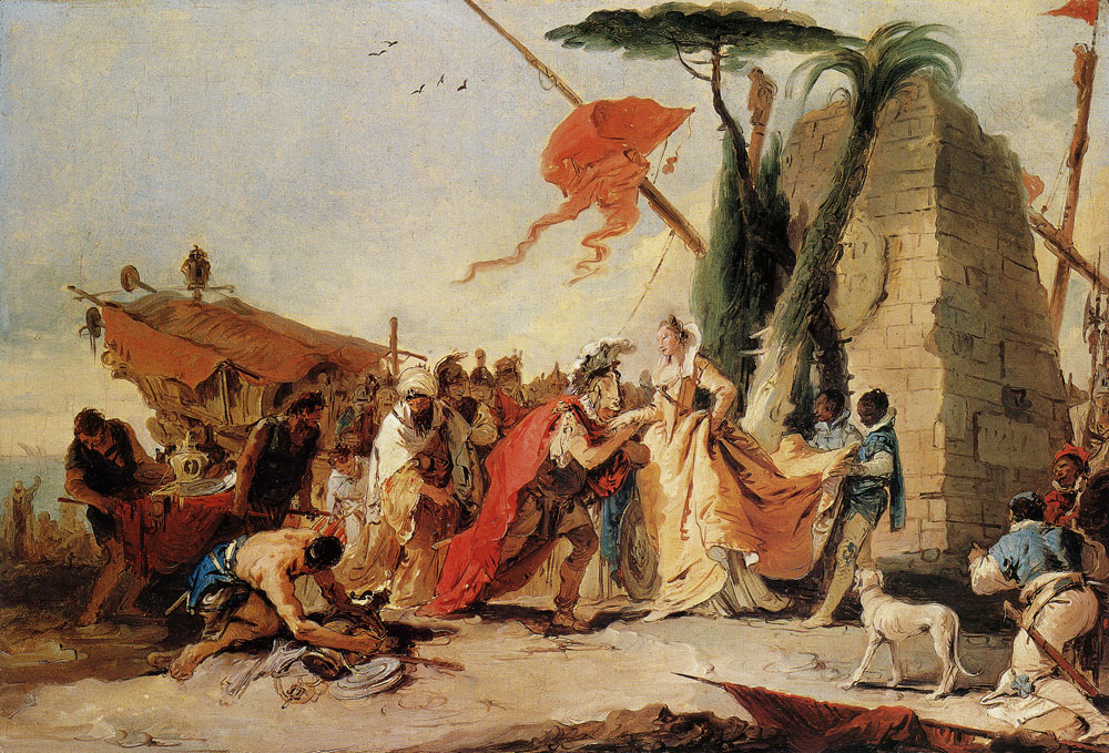 Giovanni Battista Tiepolo - The Meeting of Antony and Cleopatra