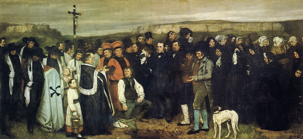 Gustave Courbet - Burial at Ornans