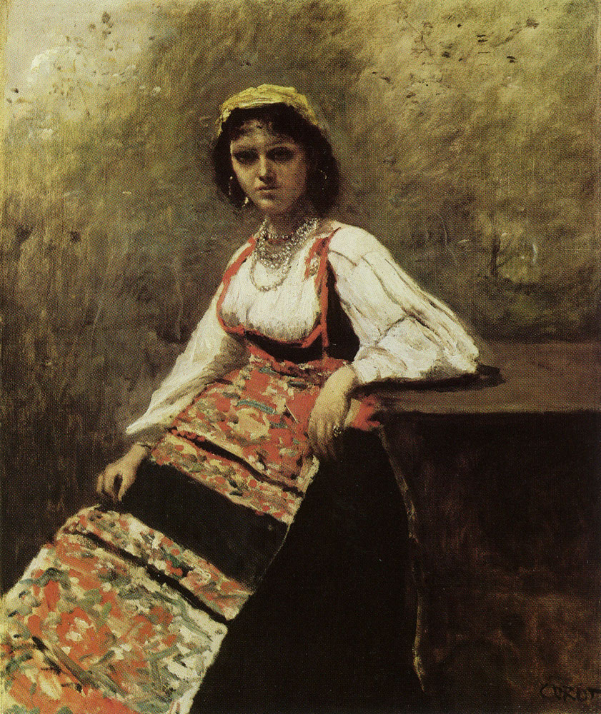 Jean Baptiste Camille Corot - Italian girl