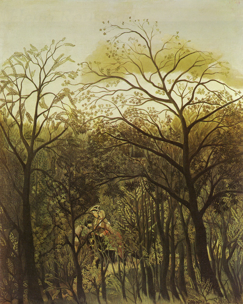 Henri Rousseau - Rendezvous in the forest