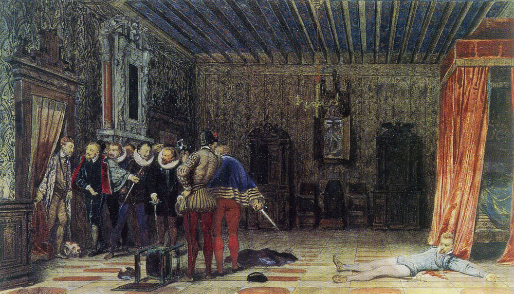 Hippolyte Delaroche - The Assassination of the duc de Guise