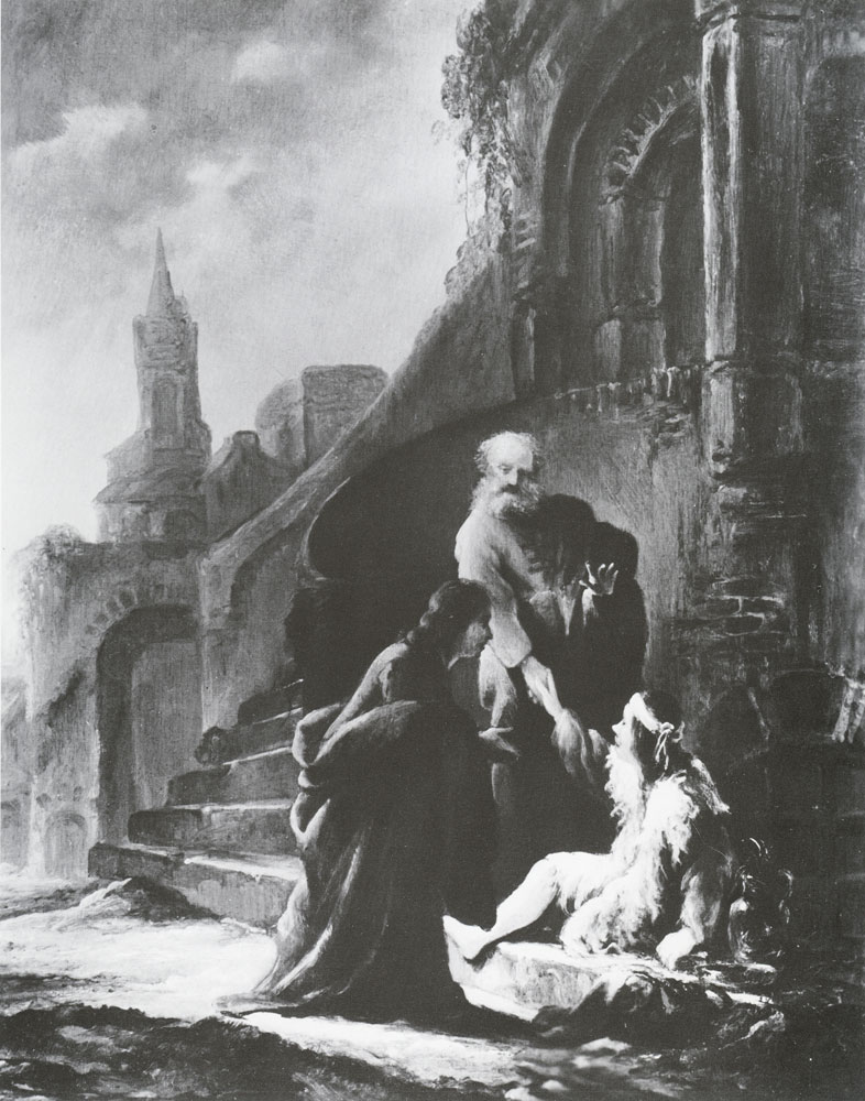 Jacob de Wet - Peter heals a lame beggar at the Beautiful Gate of the temple