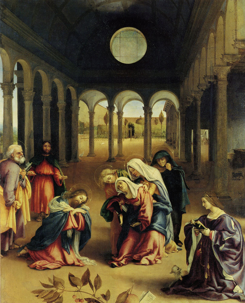 Lorenzo Lotto - Christ Taking Leave of His Mother
