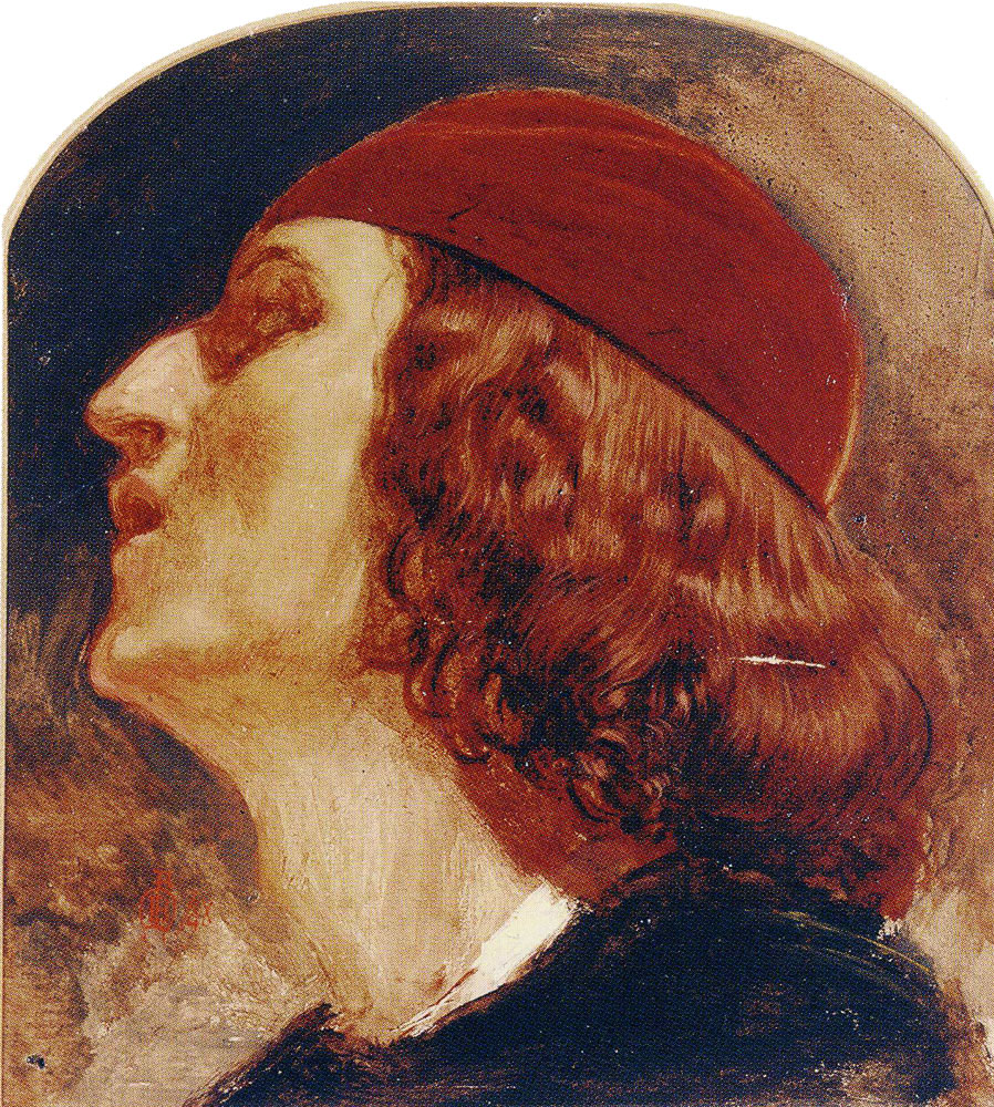 Ford Madox Brown - Study for head of the Black Prince