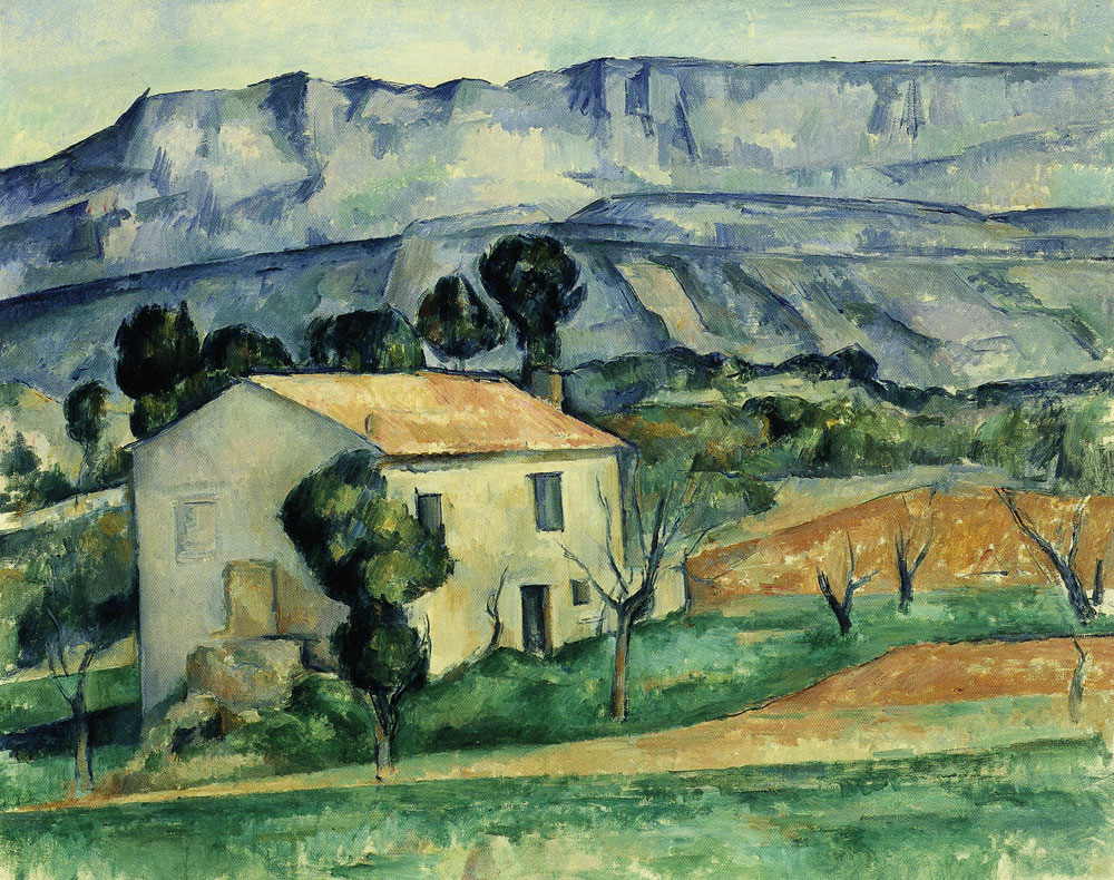 Paul Cézanne - House below Sainte-Victoire, near Gardanne