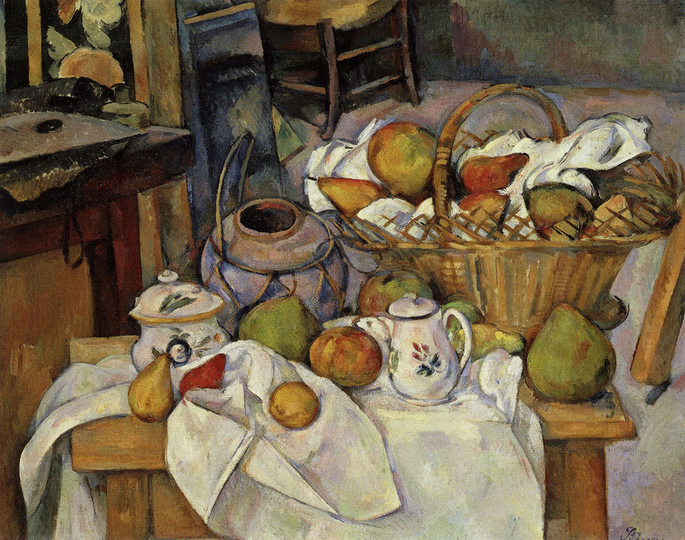 Paul Cézanne - The kitchen table