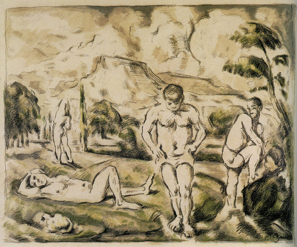 Paul Cézanne - The large bathers