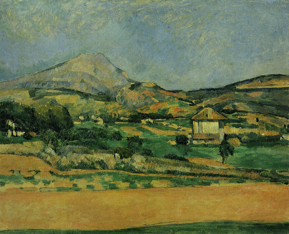 Paul Cézanne - Montagne Sainte-Victoire seen from the Chemin de Valcros