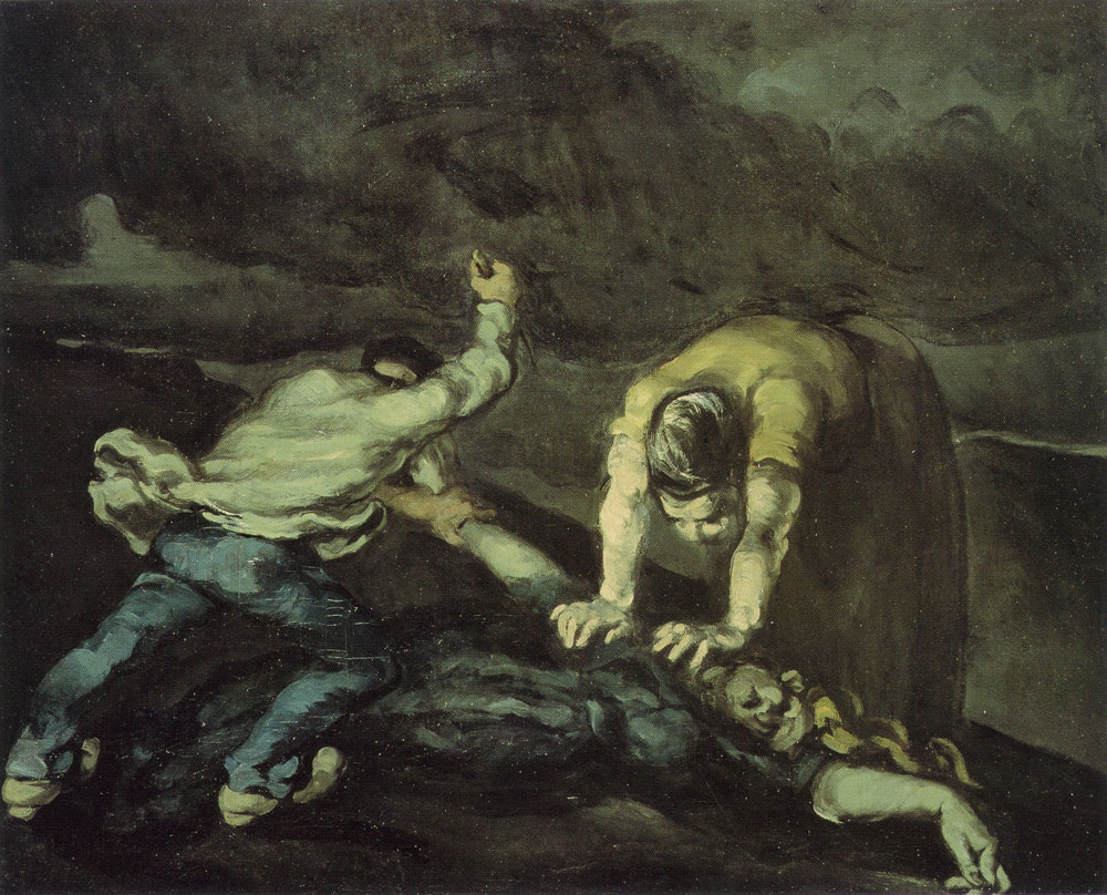 Paul Cézanne - The murder