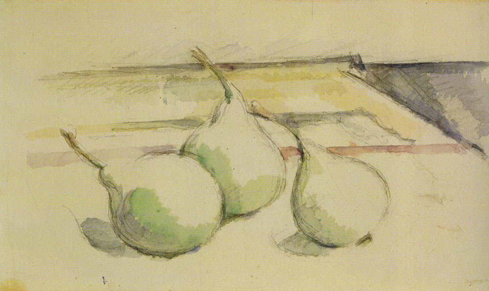 Paul Cézanne - Still life with three pears