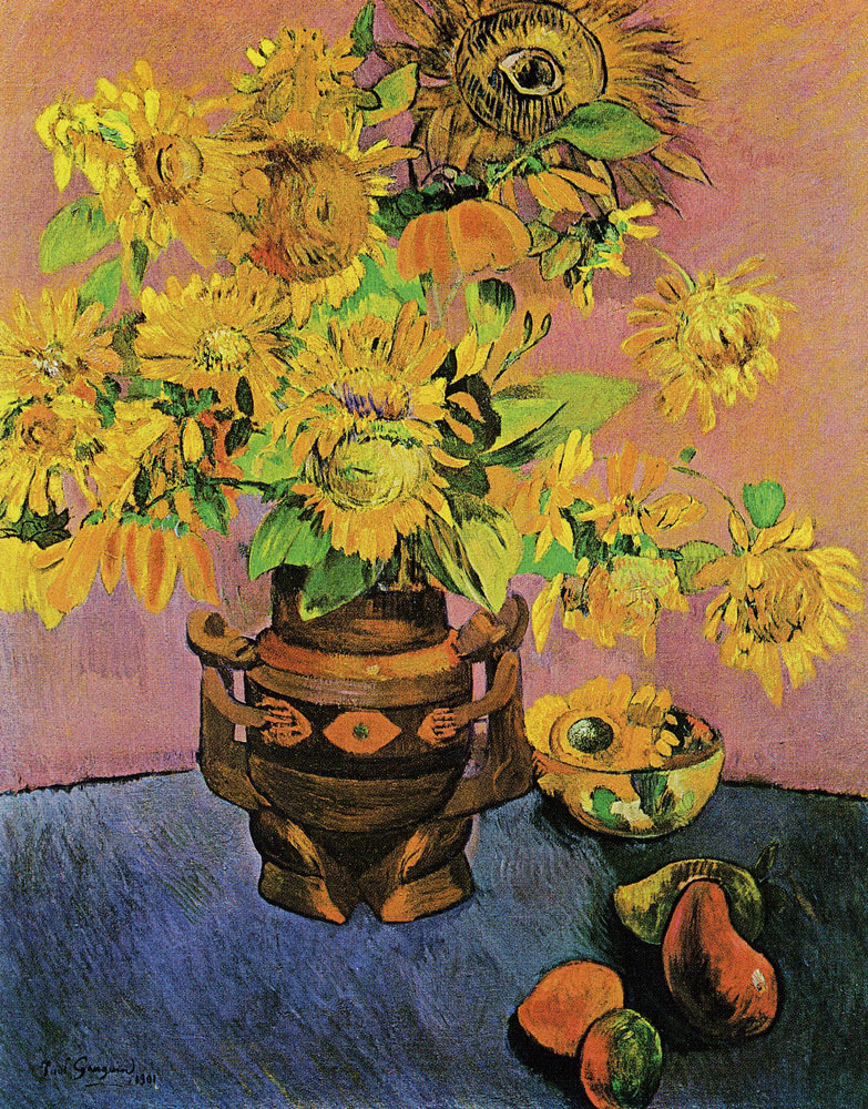 Paul Gauguin - Sunflowers and Mangoes