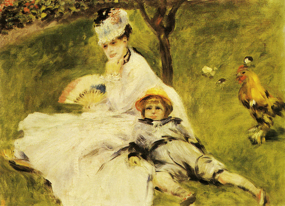 Pierre-Auguste Renoir - Madame Monet and her son