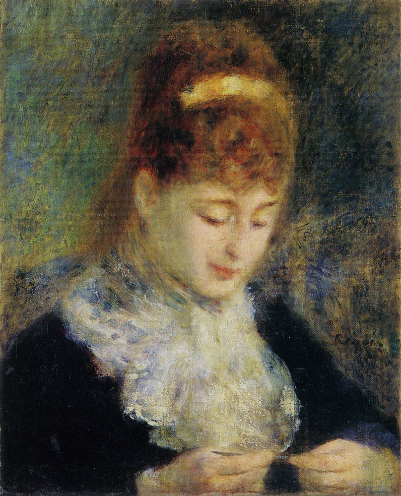 Pierre-Auguste Renoir - Woman Crocheting