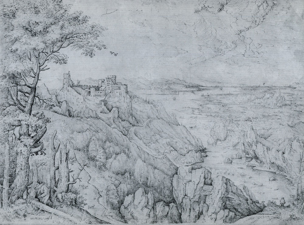 Copy after Pieter Bruegel the Elder - Landscape with Saint Hieronymus