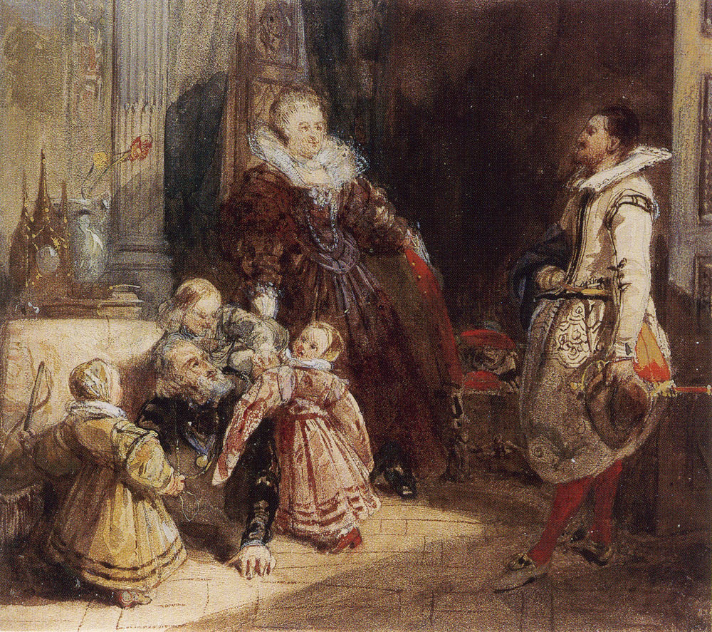 Richard Parkes Bonington - Henri IV and the Spanish Ambassador