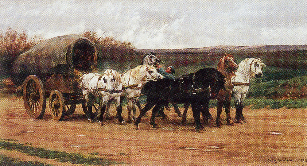 Rosa Bonheur - A Waggon and a Team of Horses