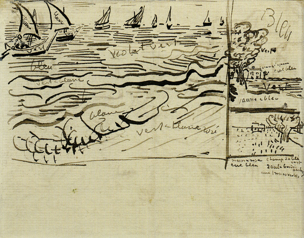 Vincent van Gogh - Boats at Sea, Saintes-Maries-de-la-Mer; Two Landscapes