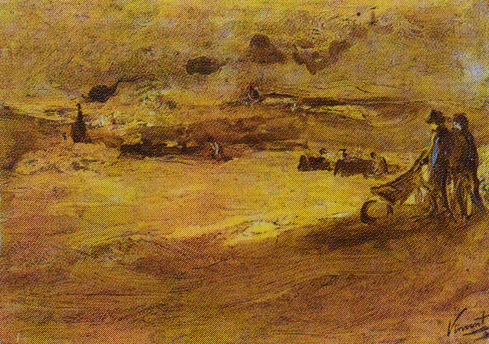 Vincent van Gogh - Dunes with figures