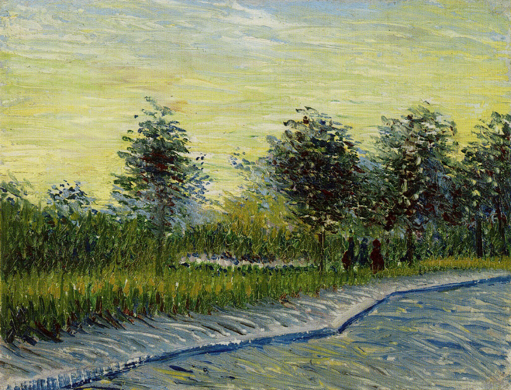 Vincent van Gogh - Lane in a Public Garden at Asnières