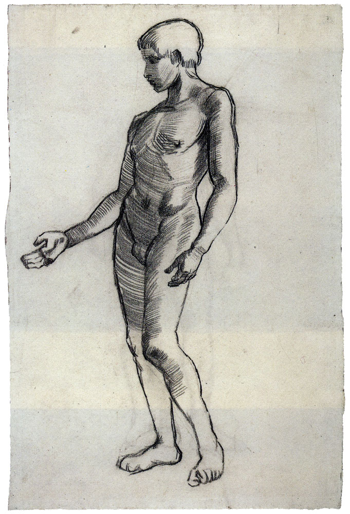 Vincent van Gogh - Nude Young Man, Standing