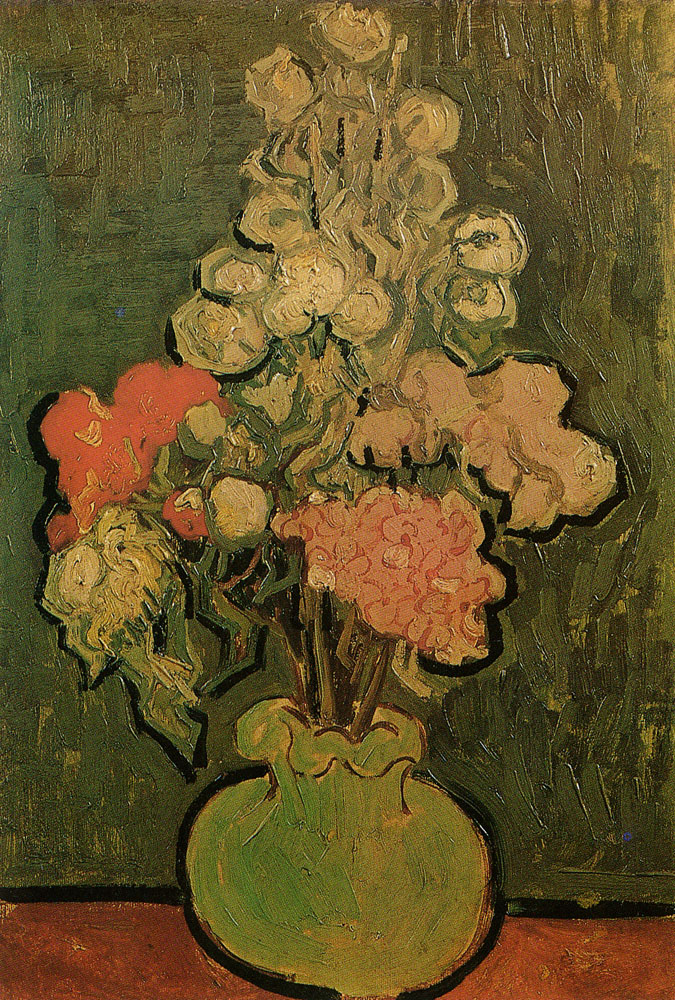 Vincent van Gogh - Vase with Rose-Mallows
