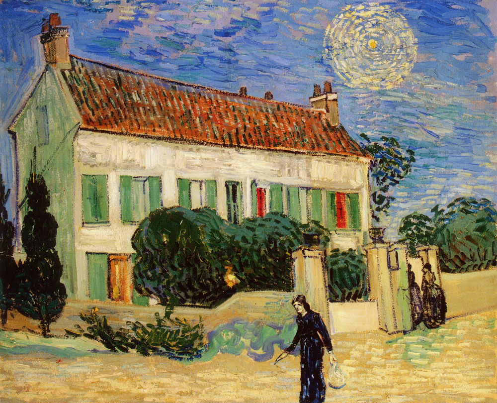 Vincent van Gogh - The White House by Night
