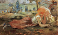 Berthe Morisot - Reclining Shepherdess