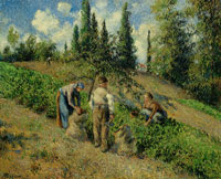 Camille Pissarro The Harvest, Pontoise