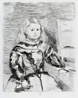 Edgar Degas after Diego Velazquez Infanta Margarita