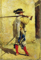 Ernest Meissonier A Sentinel: Time of Louis XIII