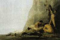 Francisco Goya Cannibals Preparing their Victims
