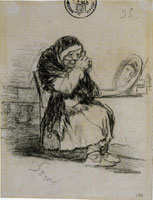 Francisco Goya Old Woman with Mirror