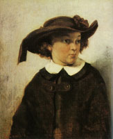 Gustave Courbet Portrait of a young girl
