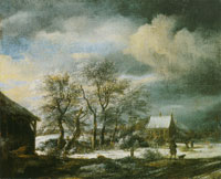 Jacob van Ruisdael Winter Landscape