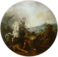 Jan Martsen the Younger Battle between Horsemen and Soldiers