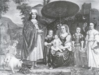Jan Victors Family in oriental costume