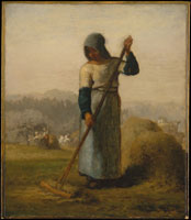 Jean-François Millet Woman with a Rake