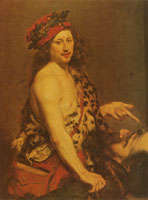 Johann Ulrich Mayr David with Goliath's head