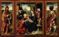 Joos van Cleve Adoration of the Magi Altarpiece