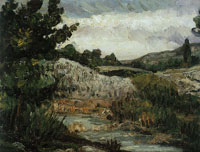 Paul Cézanne Landscape - Mount Saint-Victoire
