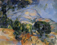 Paul Cézanne Montagne Sainte-Victoire from the Route du Tholonet
