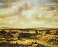 Philips Koninck Landscape with a river