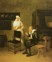 Quiringh van Brekelenkam Scene at an Inn
